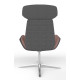Reflect Lounge Chair With 4 Star Base And Gas Lift
